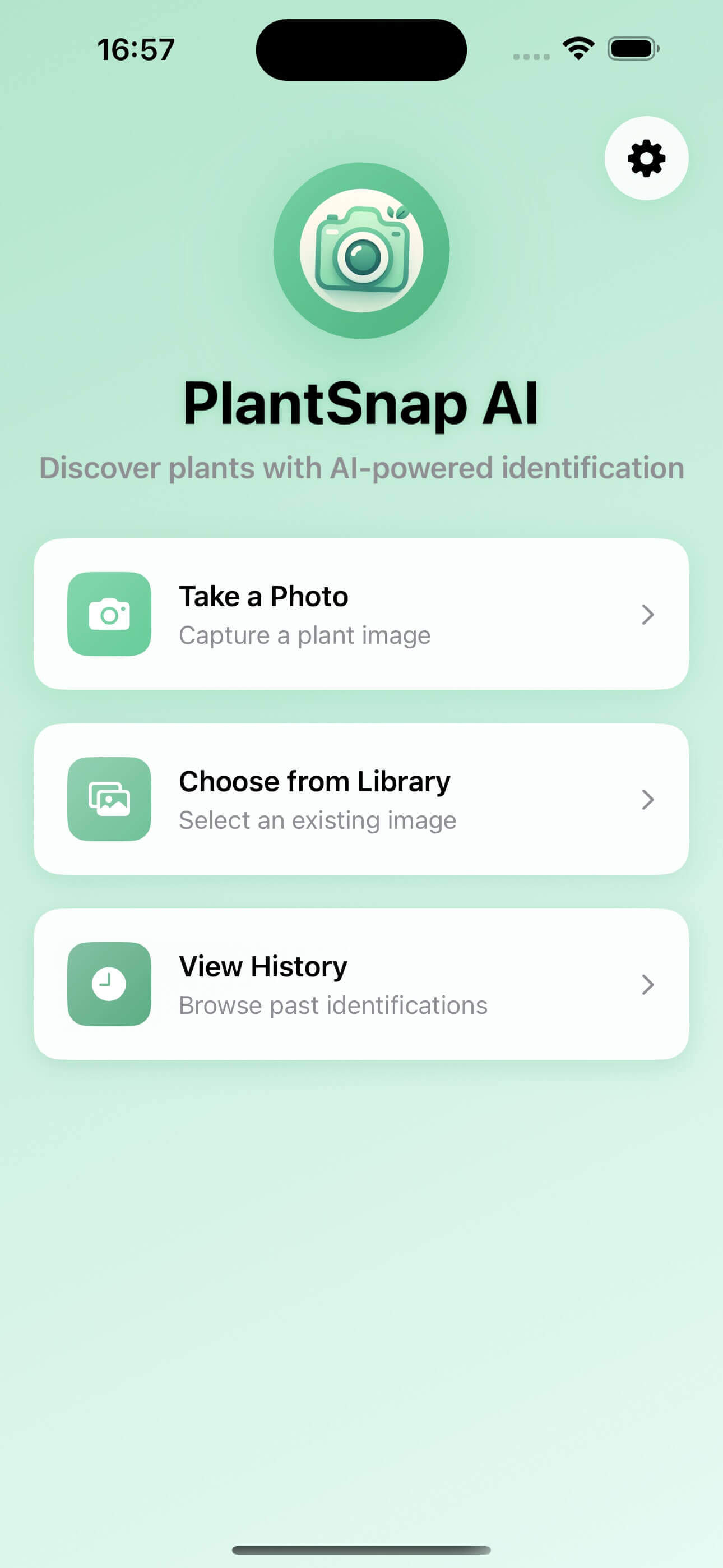 PlantSnap AI on iPhone